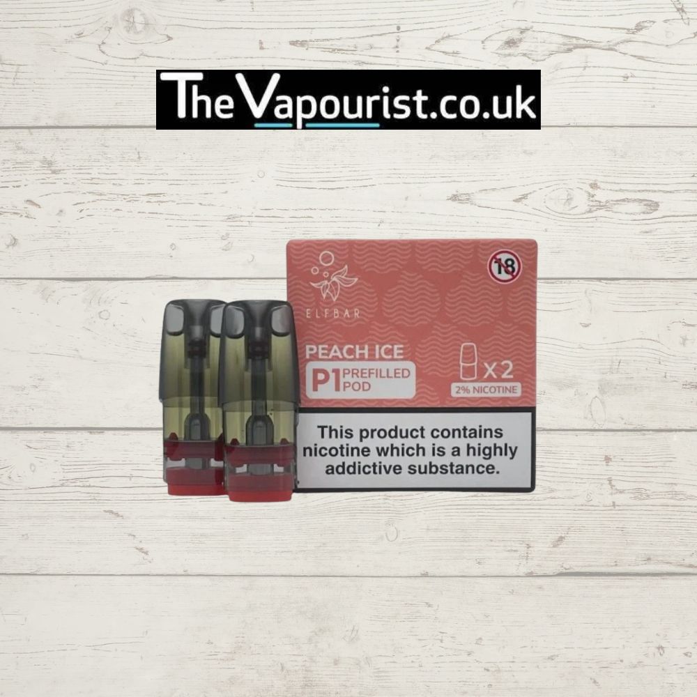ELFBAR P1 Vape Pods Peach Ice