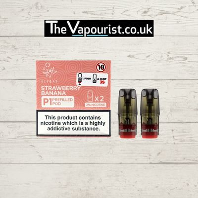 ELFBAR P1 Vape Pods Strawberry Banana