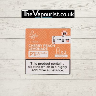 ELFBAR P1 Vape Pods Cherry Peach Lemonade