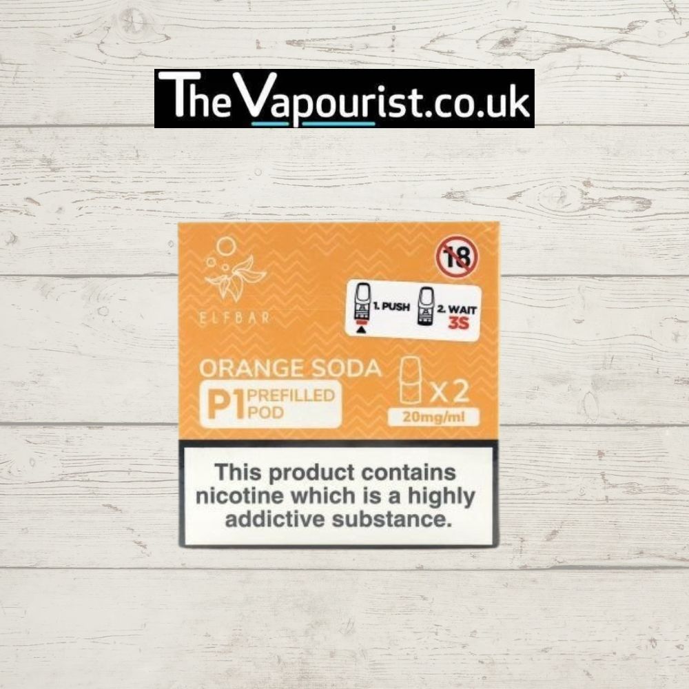 Orange Soda ELFBAR Mate500 P1 Pods x 2 Pack 20mg
