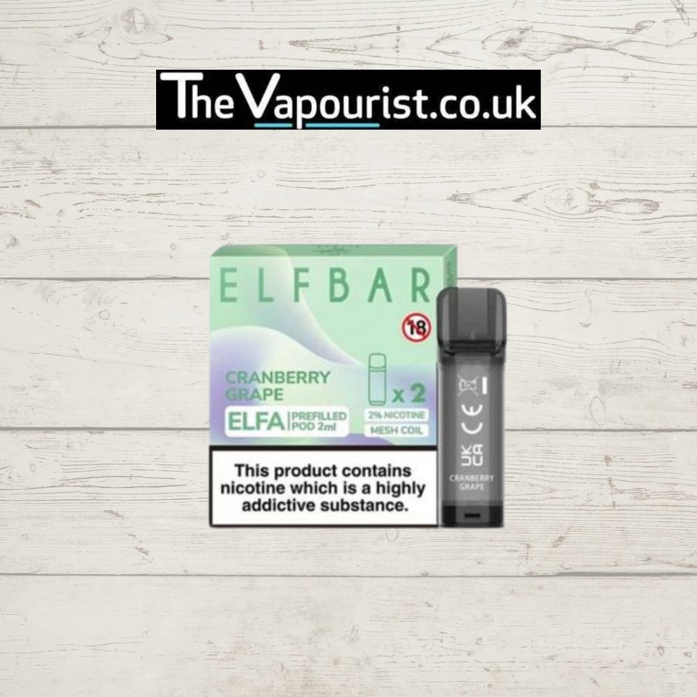 Elfbar ELFA Vape Pods Cranberry Grape