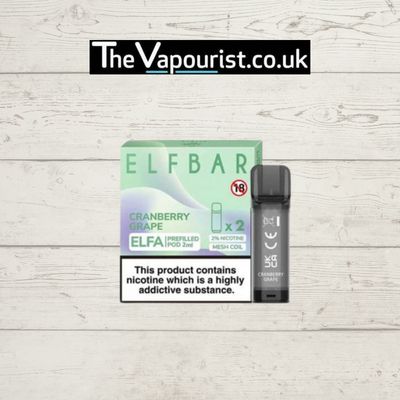 Elfbar ELFA Vape Pods Cranberry Grape