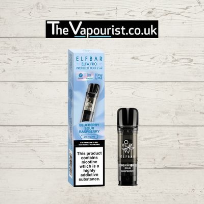 ELFBAR ELFA Vape Pods Blueberry Sour Raspberry