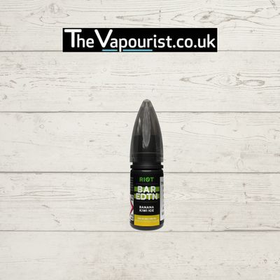 Banana Kiwi Ice Riot Salt Bar EDTN 10ml