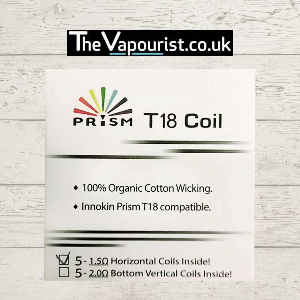 Innokin T18 1.5Ω Coils 5 Pack £5