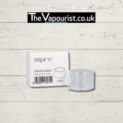 Aspire 2 x Odan Tank Mini Pyrex 5.5ml pair £4