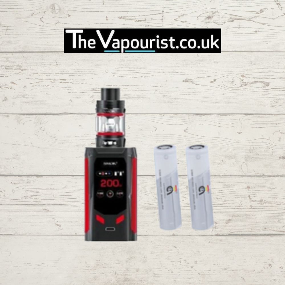 SMOK R-Kiss Kit, Colour: 7 Colour Black, 2 Cells &amp; Shortfill