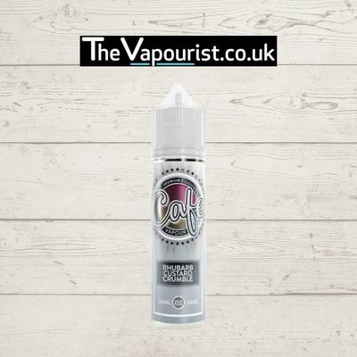 Cafe Vapour Rhubarb Custard Crumble 50ml Cafe Vapour Rhubarb Custard Crumble 50ml