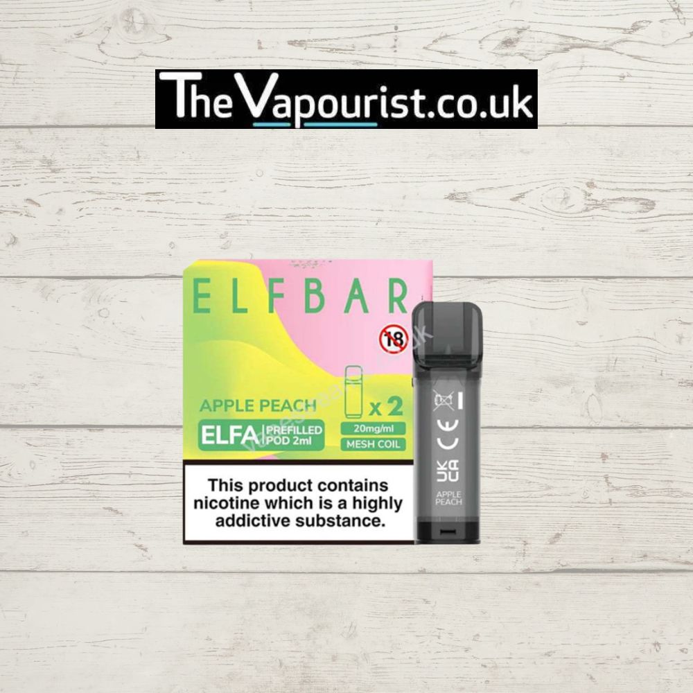 ELFBAR ELFA Vape Pods Apple Peach, Size: Apple Peach