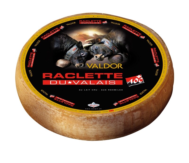 Walliser Raclettekäse Gomser AOP ca. 5.5kg - 1/1 RUND