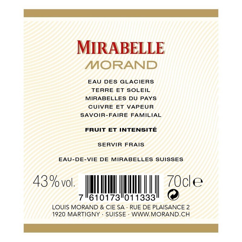 Mirabelle 70cl