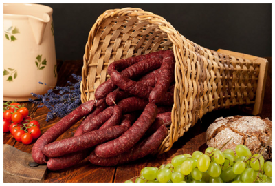 Hauswurst Knoblauch 2er Pack