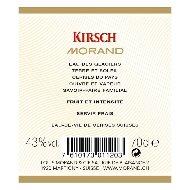 Kirsch Vieux 70cl
