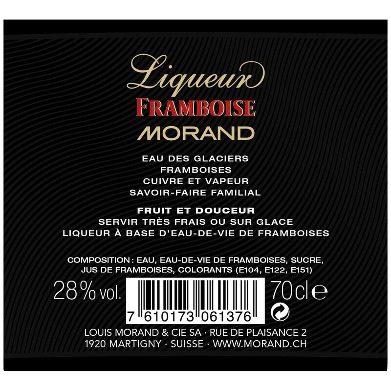 Liqueur Framboise 70cl