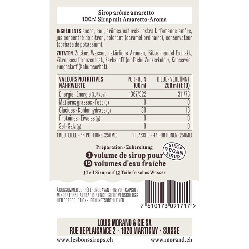 Sirop Amaretto