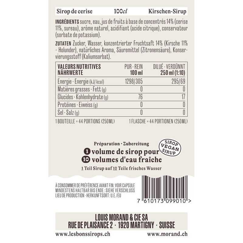 Sirop Cerise