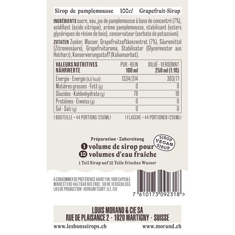 Sirop Grapefruit