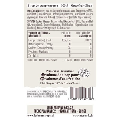Sirop Grapefruit