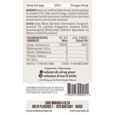 Sirop Orange
