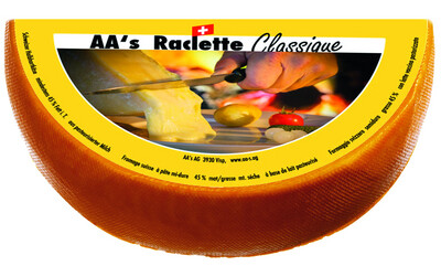 AA&#39;s Raclette Classic CH ca. 2.5kg - 1/2 RUND