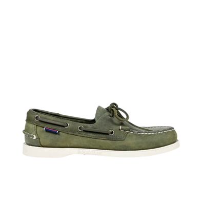 Sebago Docksides Portland Crazy H Green Scarpa da Barca - Vela Uomo Sebago Docksides Portland Crazy H Green Scarpa da Barca - Vela Uomo