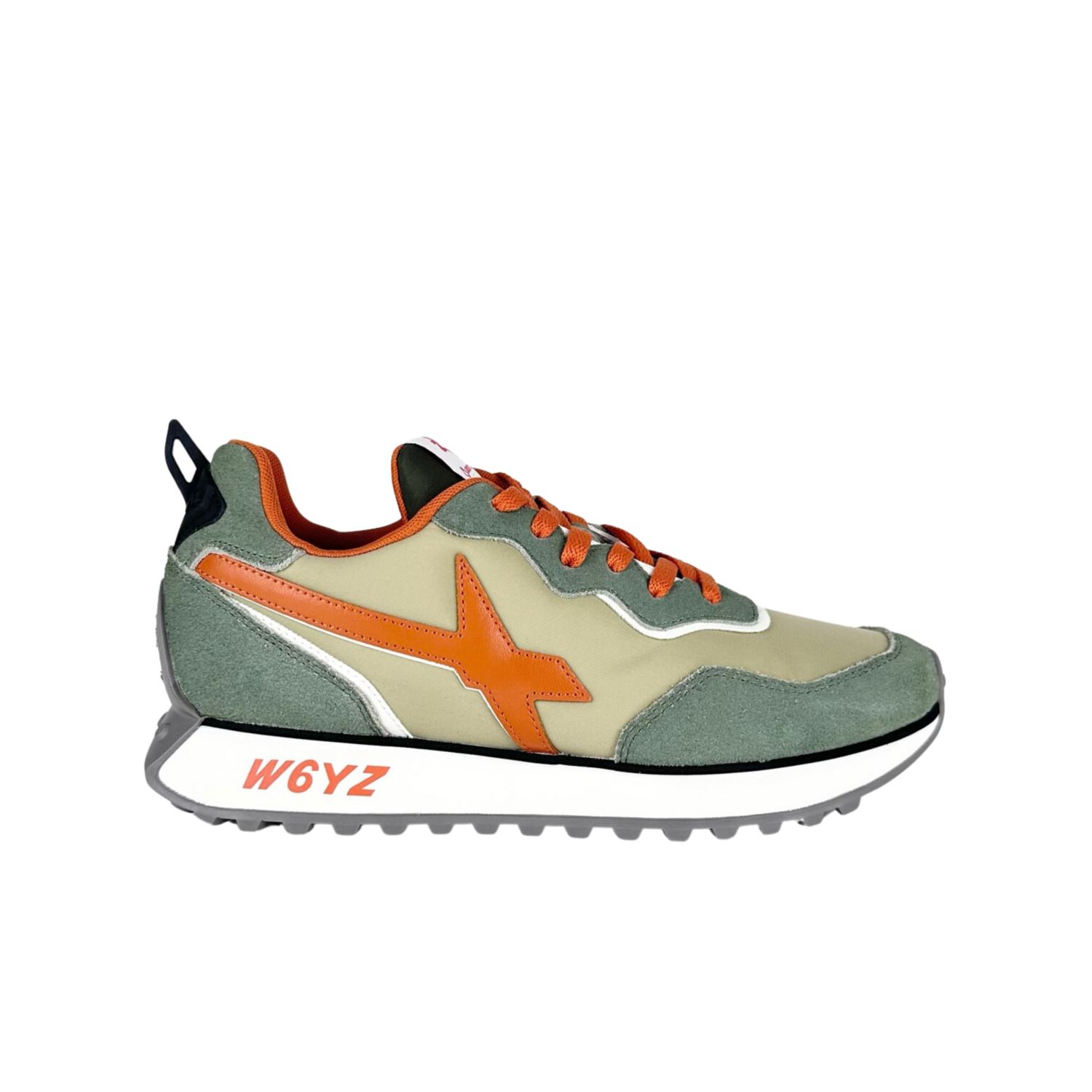 W6yz Wizz Jet2 M Verde Arancio Sneakers Uomo
