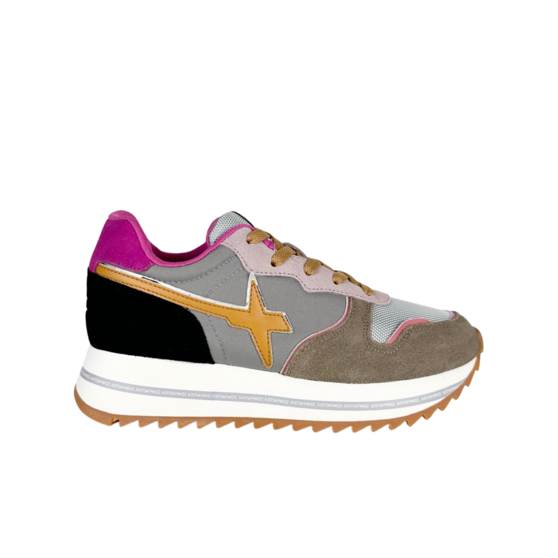 W6yz Wizz Rhea W Tortora Viola Sneakers Donna