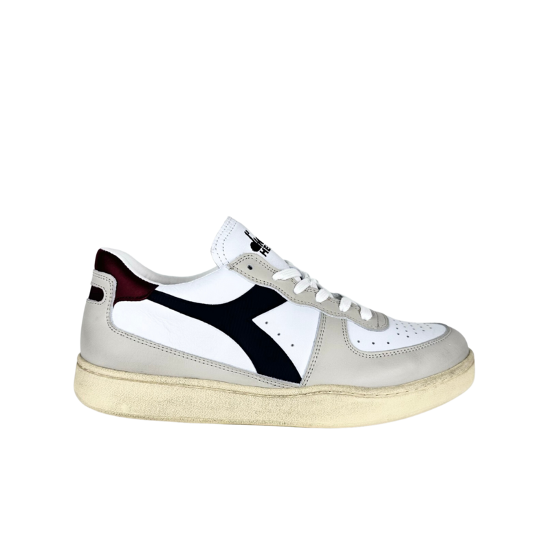 Diadora Heritage Mi Basket Low Used Grigia Sneakers Uomo