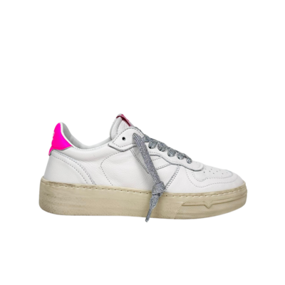 4B12 Hyper Bianco Fuxia Sneakers Donna