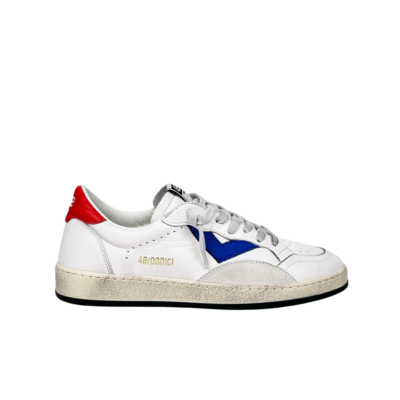 4B12 Play New Bianca Rosso Bluette Sneakers Uomo