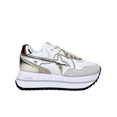 W6yz Wizz Deva W Bianco Oro Sneakers Donna