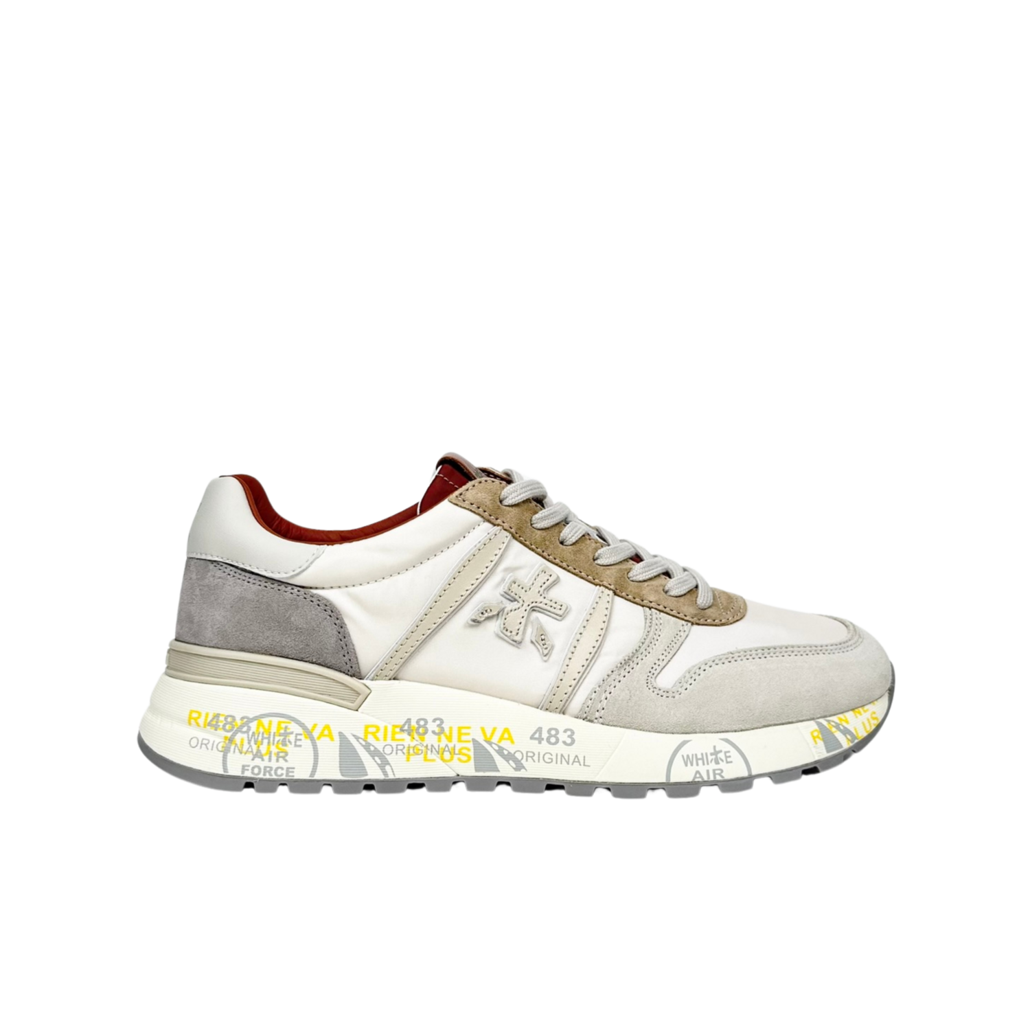 Premiata Lander 6633 Beige Sneakers Uomo