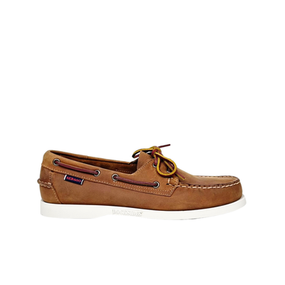 Sebago Docksides Portland Crazy H Brown Tan Scarpa da Barca - Vela Sebago Docksides Portland Crazy H Brown Tan Scarpa da Barca - Vela