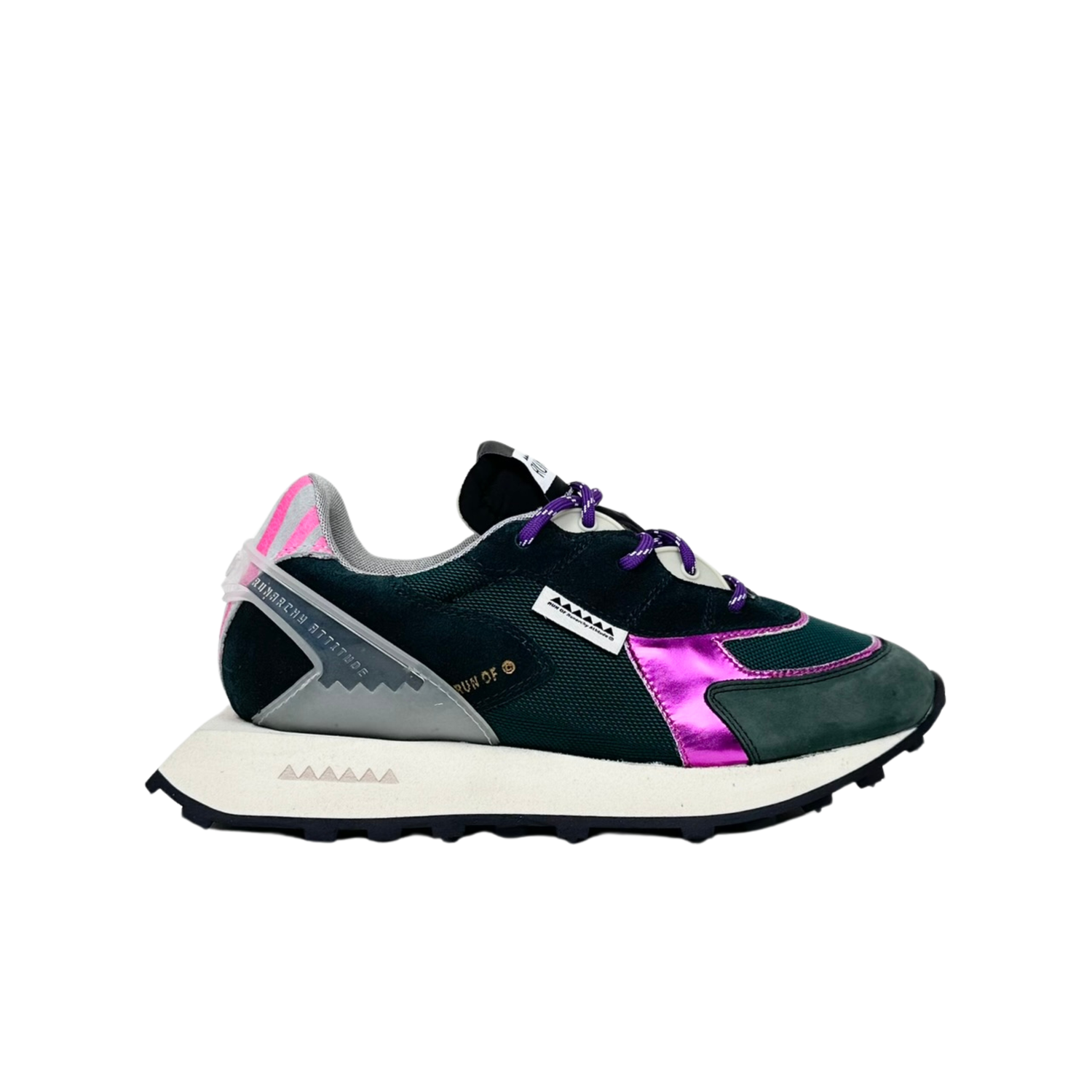 Run Of Moss W Verde Fucsia Sneakers Donna