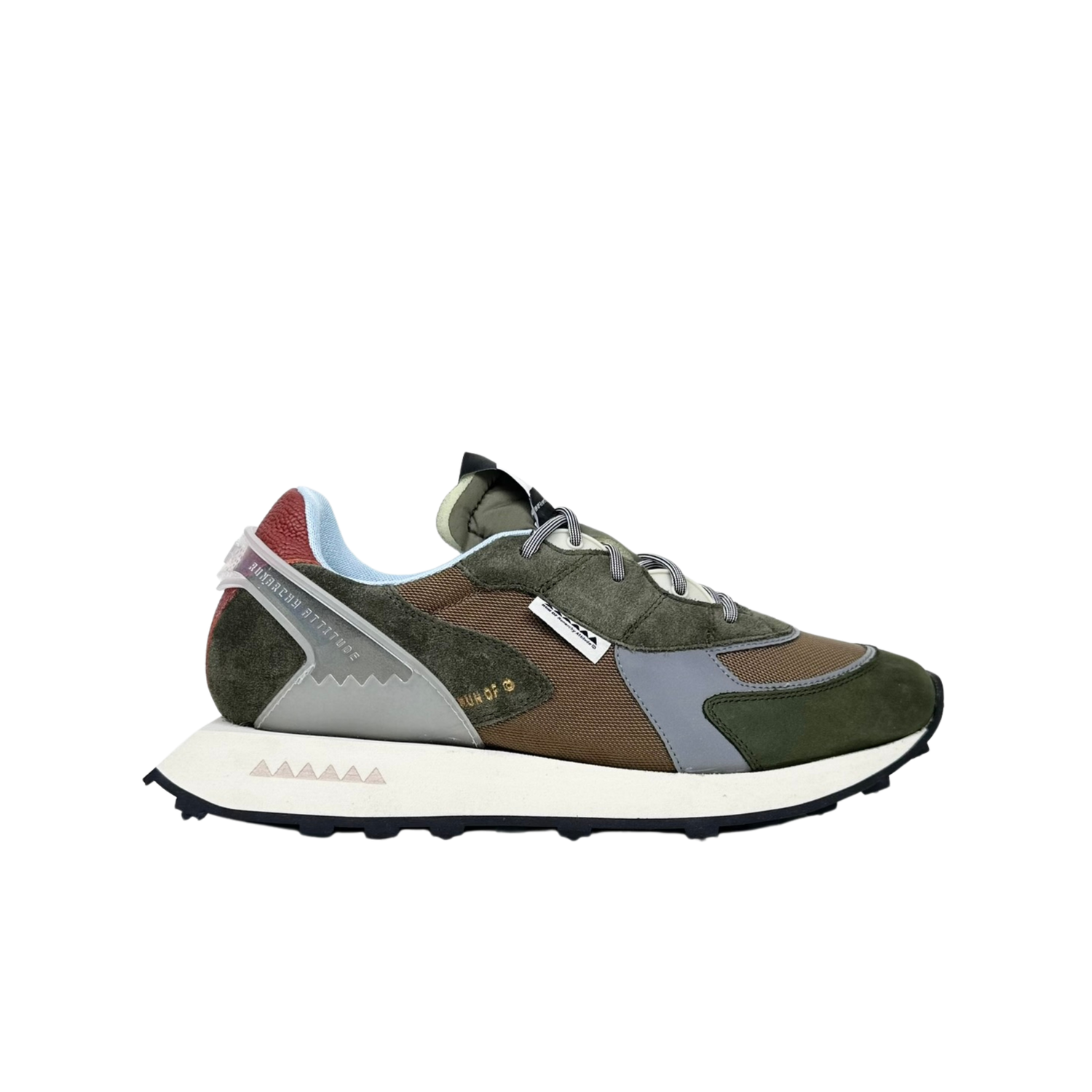 Run Of Bushed M Military Sneakers Uomo