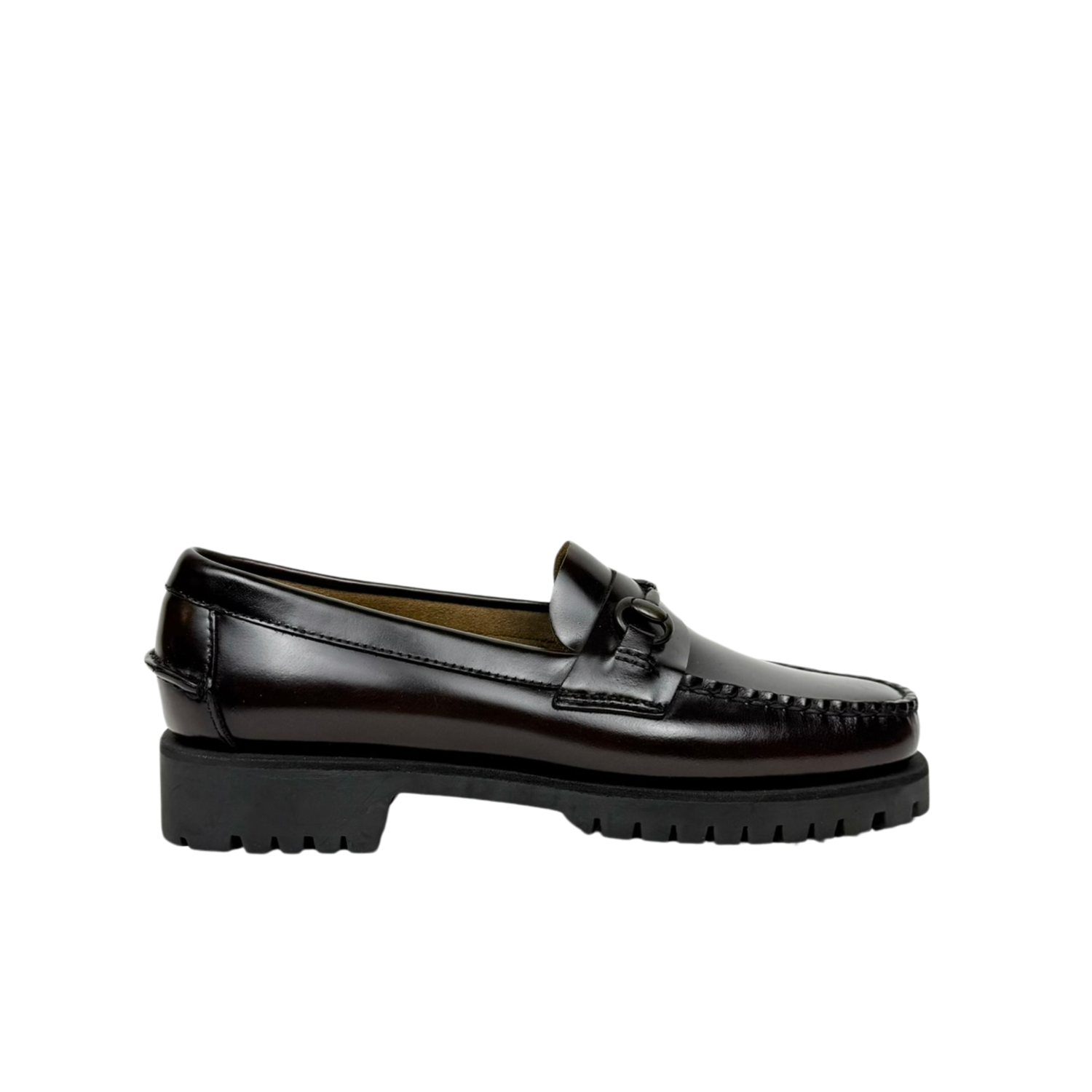 Sebago Mocassino Joe Lug W Brown Burgundy Donna