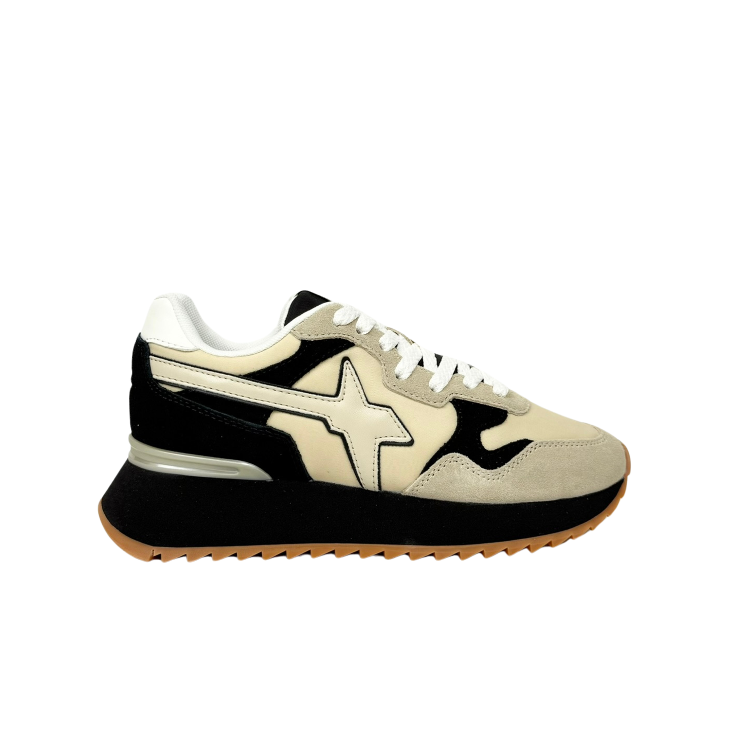 W6yz Wizz Yak W Beige Nero Sneakers Donna