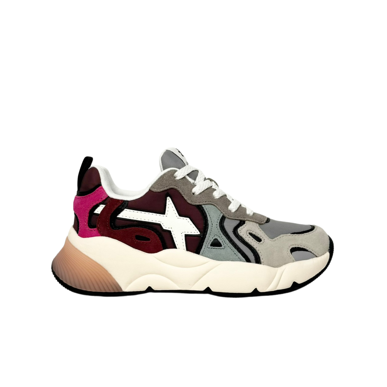 W6yz Wizz Sarah W Grigio Viola Sneakers Donna
