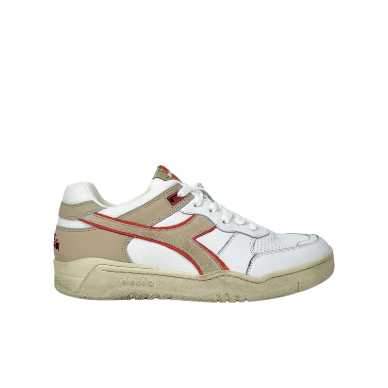 Diadora Heritage B.560 Used Beige Arancio Sneakers Uomo