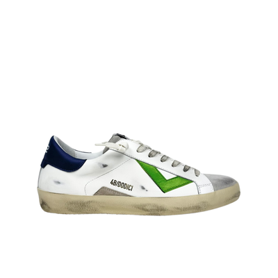 4B12 Suprime Bianca Blu Sneakers Uomo