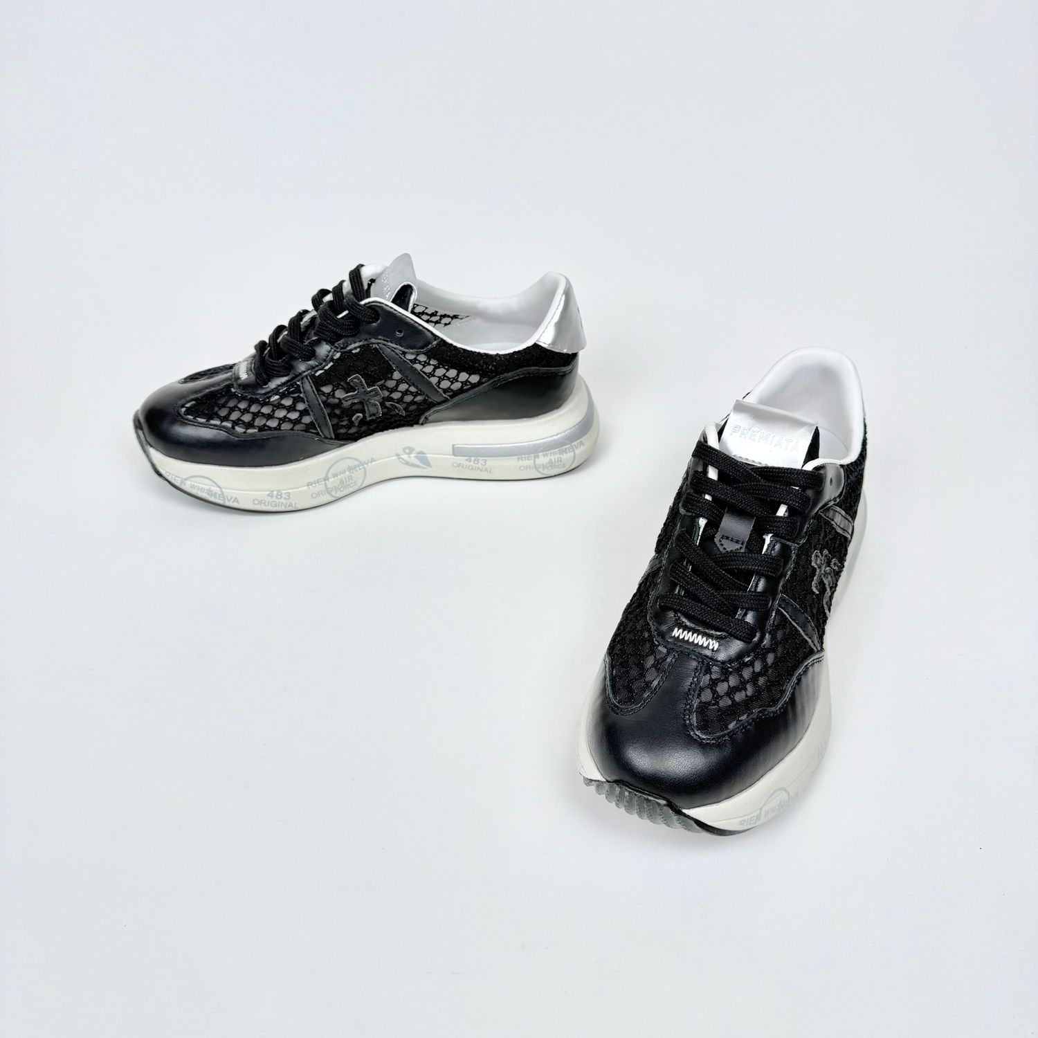 スニーカー PREMIATA Women Sneakers CASSIE VAR 7389 Black Premiata Cassie sneaker VAR 7389 Black