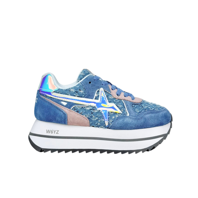 W6yz Wizz Deva Celeste Sneakers Donna Platform