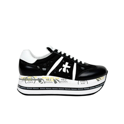 Premiata Beth 7380 Nera Sneakers Donna Platform