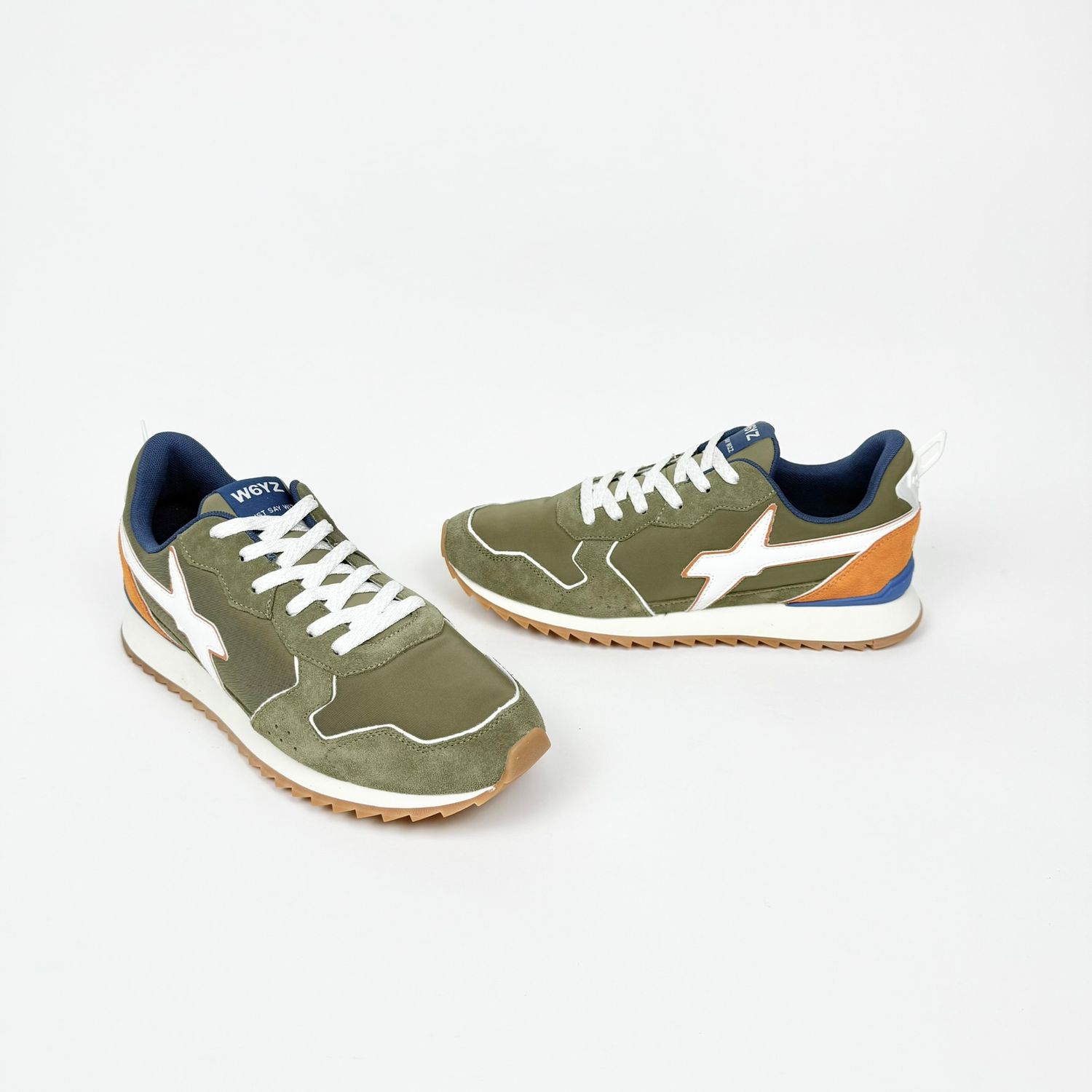 W6yz Wizz Jet M Verde Arancio Sneakers Uomo