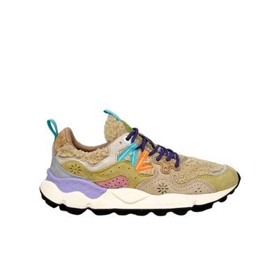 Flower Mountain Yamano 3 Woman Beige Multi Sneakers Donna