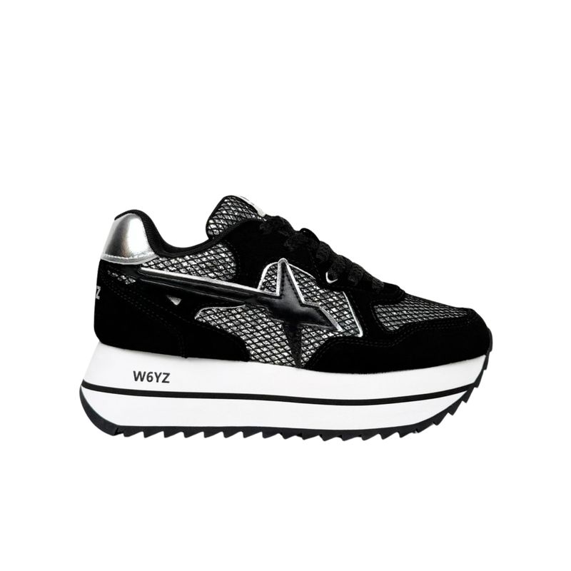 W6yz Wizz Deva W Nero Argento Sneakers Donna