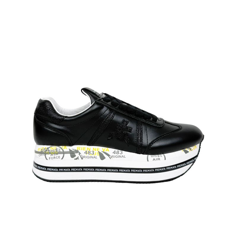 Premiata Beth 7107 Nera Sneakers Donna Premiata Beth 7107 Nera Sneakers Donna