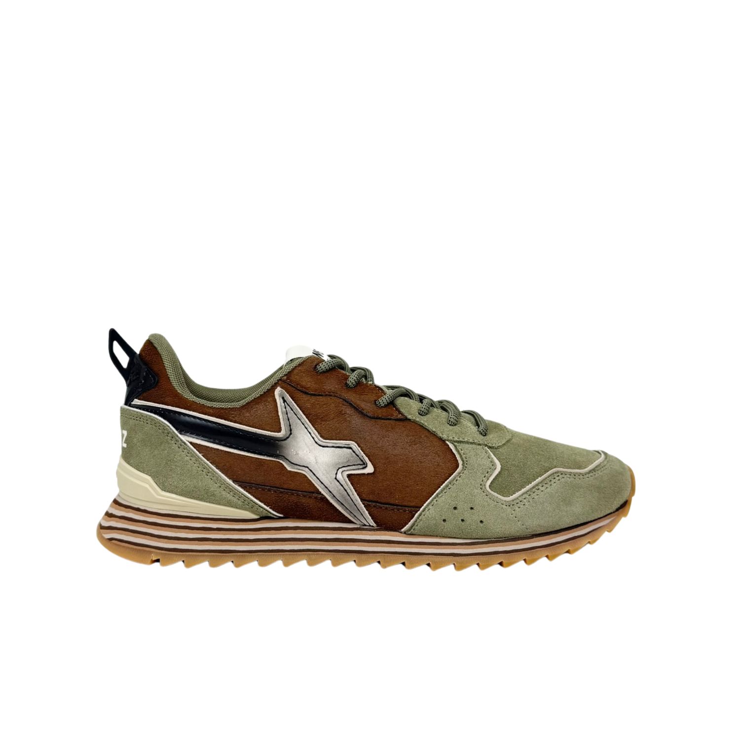 W6yz Wizz Jet M Marrone Verde Sneakers Uomo W6yz Wizz Jet M Marrone Verde Sneakers Uomo