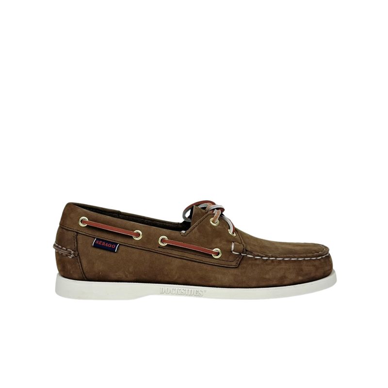 Sebago Docksides Portland Nubuck Uomo Scarpa da Barca - Vela
