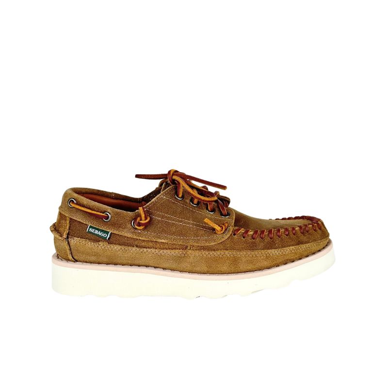 Sebago Campsides Keuka Oil Beige Camel Uomo